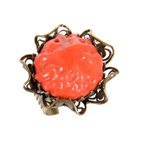 Grandmother's Buttons Adjustable Ring