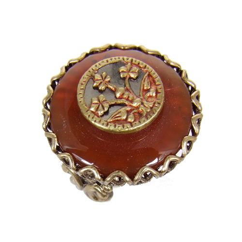 Grandmother's Buttons Adjustable Ring